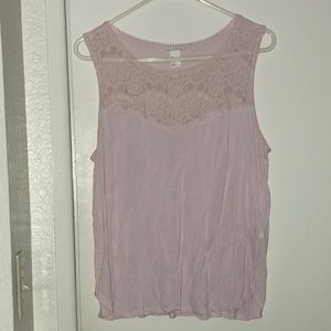 Light pink top